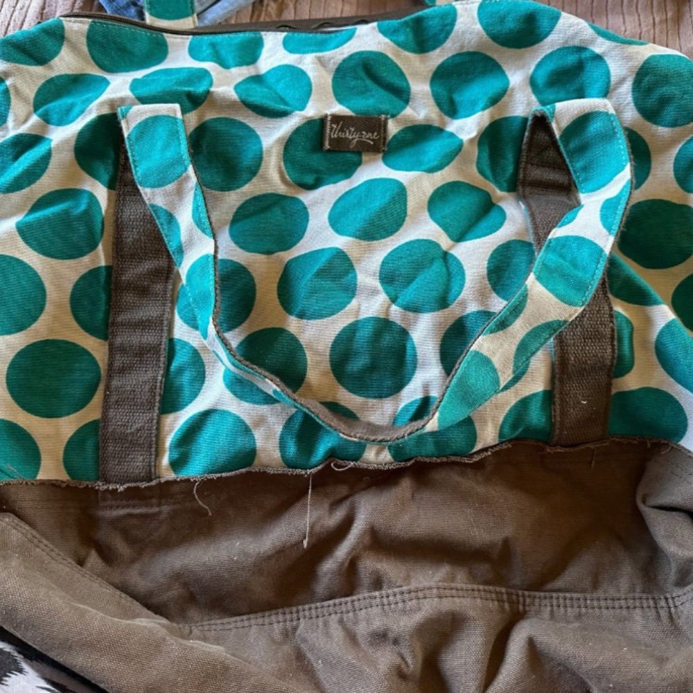 Thirty One Tote Duffle Bag Gem